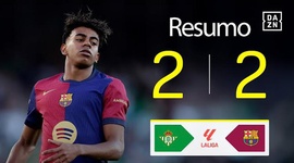 La Liga: Bétis 2 - 2 Barcelona (2024-2025)