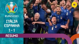 Europeu: Itália 4 - 2 g.p Espanha (2020)