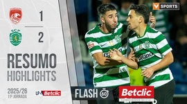 Liga Portugal Betclic: Santa Clara 1 - 2 Sporting (2025-2026)