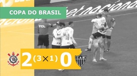 Copa do Brasil: Corinthians 3 - 1 g.p Atlético-MG (2023)