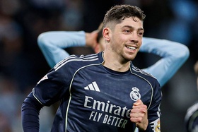 Golo de Valverde nos descontos 'salva' Real Madrid de empatar em Vigo