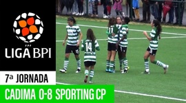 Liga de Futebol Feminino BPI: Cadima 0 - 8 Sporting (2019-2020)