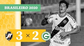 Brasileirão: Vasco 3 - 2 Goiás (2020)