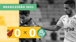 Brasileirão: Athletico-PR 0 - 0 Palmeiras (2021)