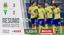 Liga Portugal Betclic: Arouca 3 - 2 Estoril (2025-2026)