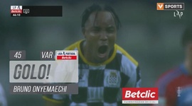 Liga Portugal Betclic: Boavista vs Casa Pia, Golo 1-2 Bruno Onyemaechi (VAR) (2024-2025)