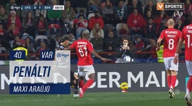 Allianz Cup: Sporting vs Benfica, Penálti Maxi Araújo (VAR), 40' (2024-2025)