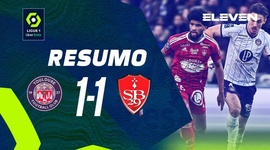 Ligue 1: Toulouse 1 - 1 Stade Brest (2022-2023)