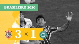 Brasileirão: Corinthians 3 - 1 Coritiba (2020)