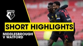 Championship: Middlesbrough 1 - 1 Watford (2020-2021)