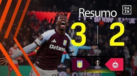 Liga Europa: Aston Villa 3 - 2 RB Salzburg (2025-2026)