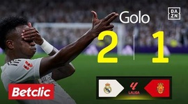 La Liga: Real Madrid vs Mallorca, Golo 2-1 Vinicius (2025-2026)
