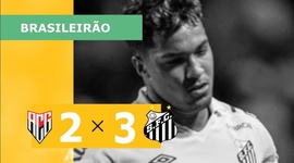 Brasileirão: Atlético-GO 2 - 3 Santos (2022)