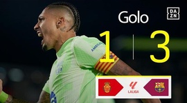La Liga: Mallorca vs Barcelona, Golo 1-3 Raphinha (2024-2025)