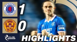 Premiership: Rangers 1 - 0 Motherwell (2025-2026)