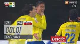 Liga Portugal Betclic: Arouca vs Rio Ave, Golo 1-0 José Fontán (VAR) (2024-2025)