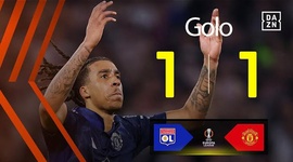 Liga Europa: Lyon vs Man Utd, Golo 1-1 Yoro (2024-2025)