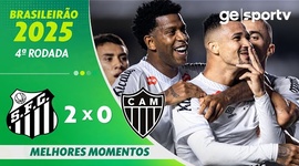Brasileirão: Santos 2 - 0 Atlético-MG (2025)