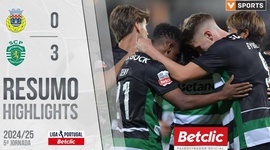 Liga Portugal Betclic: Arouca 0 - 3 Sporting (2024-2025)