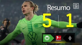 Bundesliga: VfL Wolfsburg 5 - 1 Mönchengladbach (2024-2025)