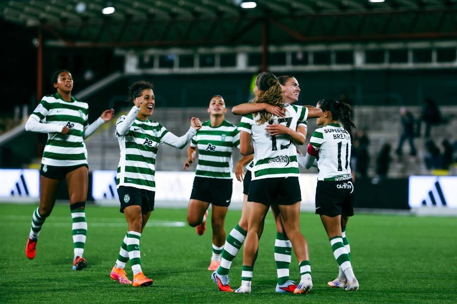 Sporting empata mas qualifica-se para os oitavos de final da Taça Europa feminina