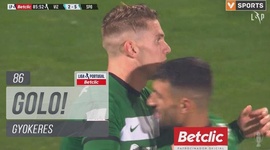 Liga Portugal Betclic: Vizela vs Sporting, Golo 2-5 Gyokeres (2023-2024)