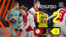Liga Europa: Ajax 1 - 2 a.p Union St. Gilloise (2024-2025)