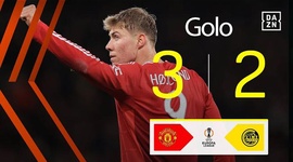 Liga Europa: Man Utd vs Bodo, Golo 3-2 Højlund (2024-2025)