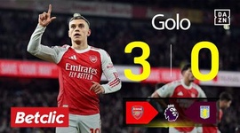 Premier League: Arsenal vs Aston Villa, Golo 3-0 Trossard (2025-2026)