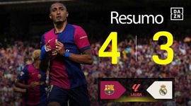 La Liga: Barcelona 4 - 3 Real Madrid (2024-2025)