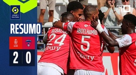 Ligue 1: Stade Reims 2 - 0 Clermont Foot (2023-2024)