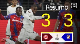Liga Europa: Frankfurt 3 - 3 Plzen (2024-2025)
