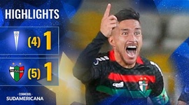 Copa Sudamericana: U. Católica 4 - 5 g.p Palestino (2025)