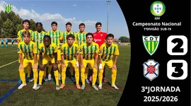 Juniores A S19 I Divisão: Tondela 2 - 3 Belenenses (2025-2026)