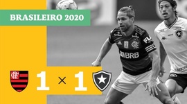 Brasileirão: Flamengo 1 - 1 Botafogo (2020)