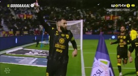 Saudi Pro League: Al Qadisiya vs Al Ittihad, Golo 0-1 K. Benzema (g.p.) (2025-2026)