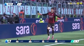 Serie A: Milan vs Sassuolo, Golo 2-1 D. Bartesaghi (2025-2026)