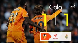 La Liga: Valência vs Real Madrid, Golo 1-1 Modrić (2024-2025)