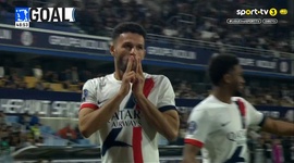 Ligue 1: Montpellier vs PSG, Golo 0-2 Gonçalo Ramos (2024-2025)