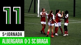 Liga de Futebol Feminino BPI: Clube Albergaria 0 - 3 Sp. Braga (2019-2020)