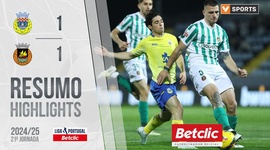 Liga Portugal Betclic: Arouca 1 - 1 Rio Ave (2024-2025)