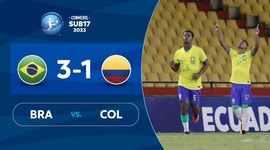 Sudamericano Sub-17: Brasil 3 - 1 Colômbia (2023)