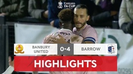 FA Cup: Banbury United 0 - 4 Barrow AFC (2021-2022)
