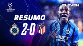 Liga Campeões: Club Brugge 2 - 0 Atlético Madrid (2022-2023)