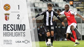 Liga NOS: Nacional 1-2 Sp. Braga (2020-2021)