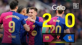 La Liga: Barcelona vs Real Sociedad, Golo 2-0 Casado (2024-2025)