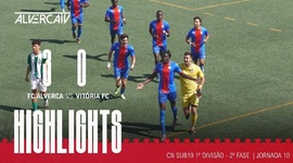 Juniores A S19 I Divisão: Alverca 3 - 0 V. Setúbal (2023-2024)