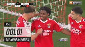 Taça de Portugal Generali Tranquilidade: Benfica vs Tirsense, Golo 4-0 Leandro Barreiro (2024-2025)