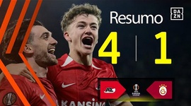 Liga Europa: AZ 4 - 1 Galatasaray (2024-2025)