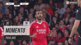 Taça de Portugal Generali Tranquilidade: Benfica vs Sp. Braga, Jogada Pavlidis, 30' (2024-2025)